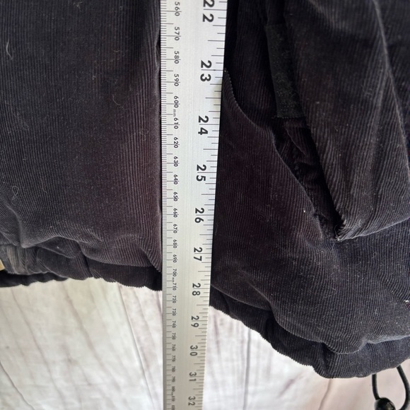 Vintage Tommy Hilfiger 90s Corduroy Trucker Style Black Puffer Jacket XXL - Picture 7 of 9